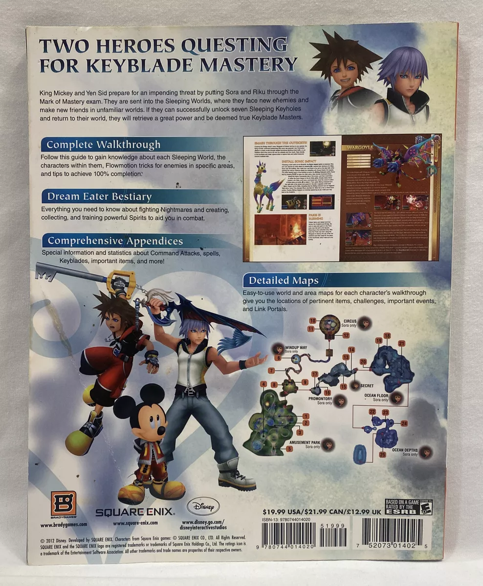 kingdom hearts 3 instruction manual