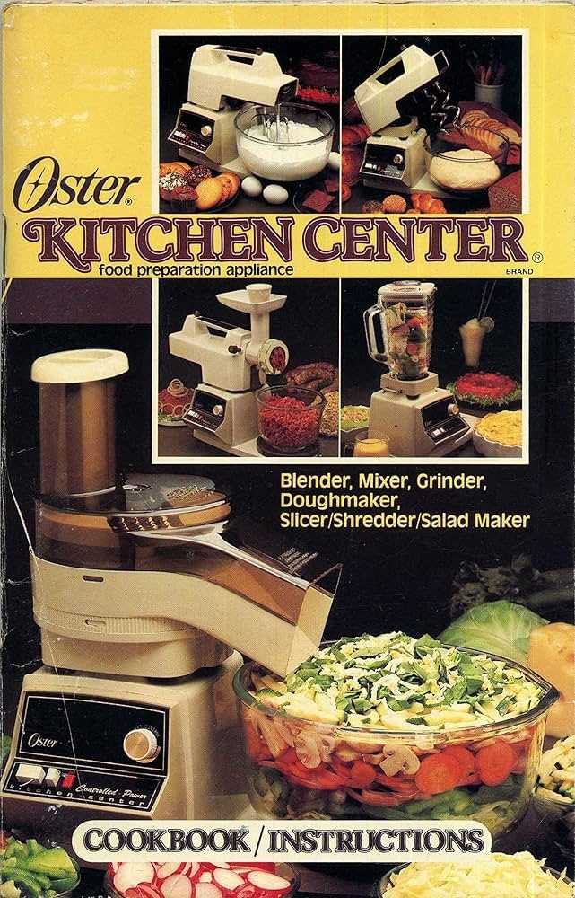 kitchen appliance instruction manuals