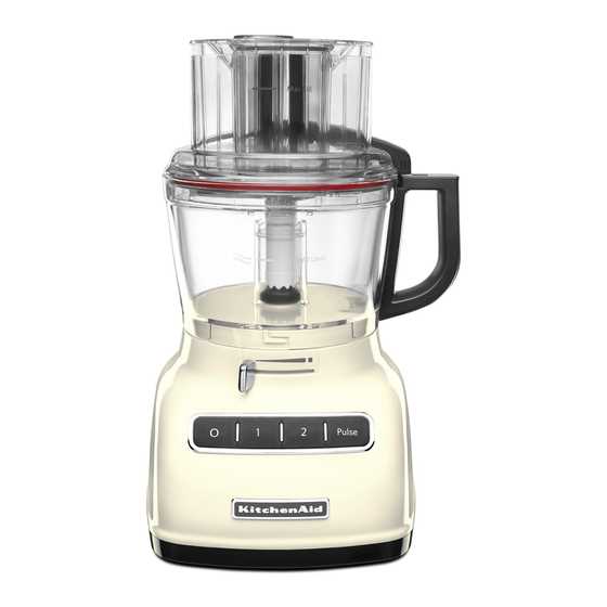 kitchenaid 9 cup food processor instruction manual