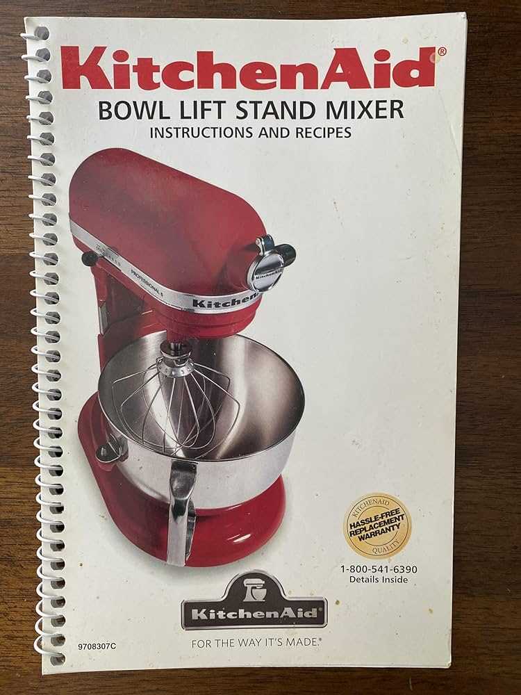 kitchenaid artisan mixer instruction manual