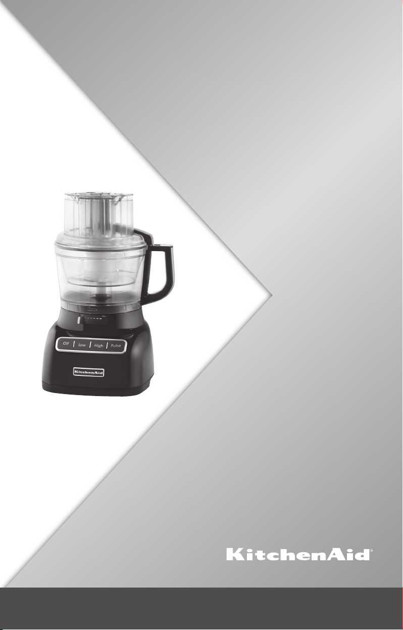 kitchenaid food processor instruction manual