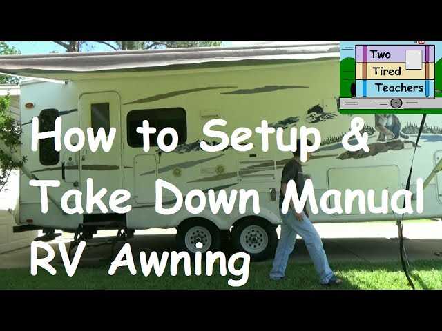 manual rv awning instructions