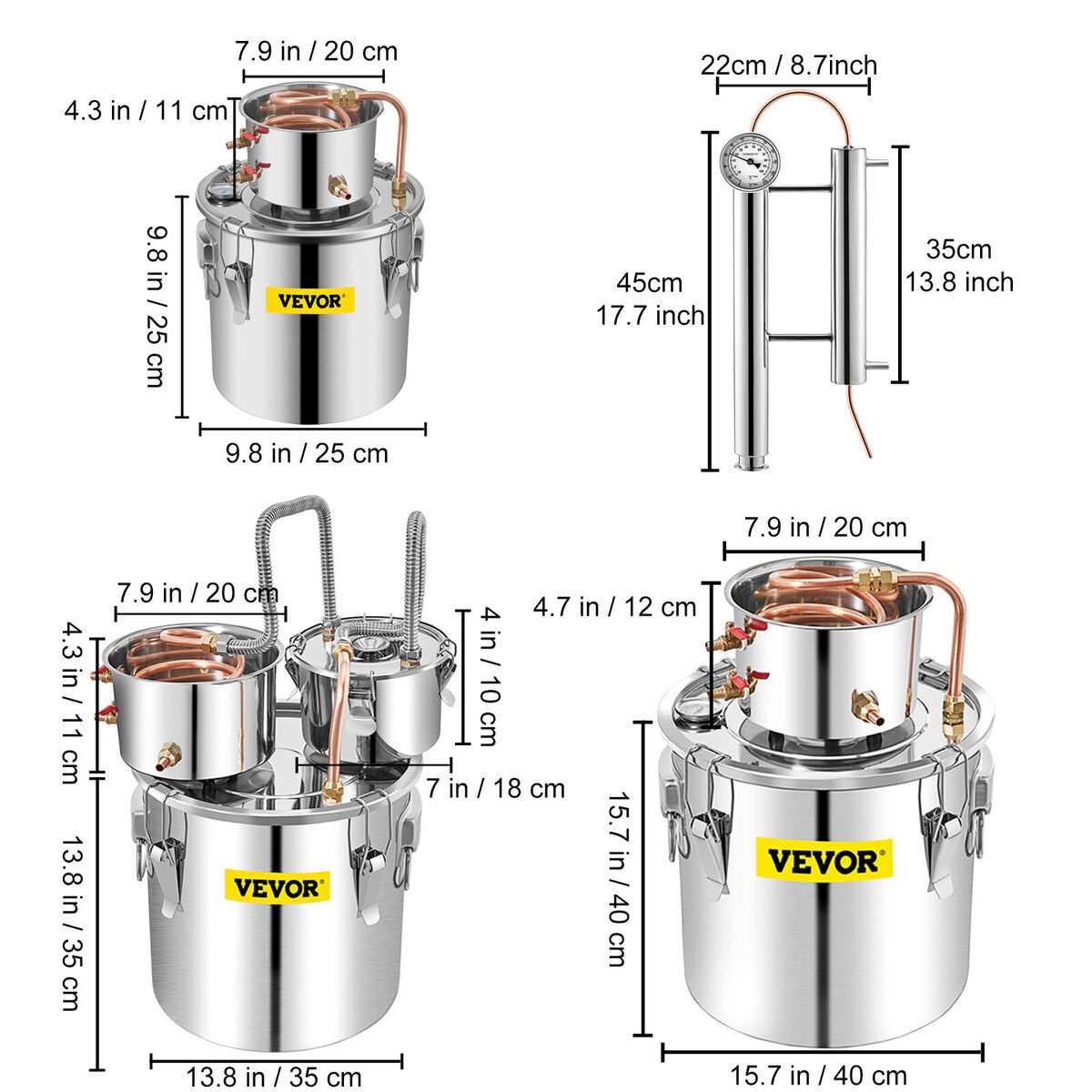 vevor moonshine still instruction manual