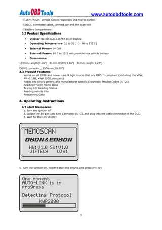 memo scanner u480 instruction manual