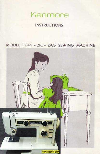 instruction manual for kenmore sewing machine model 385