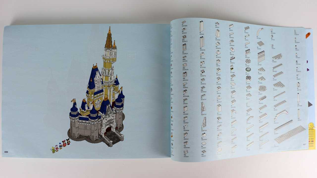 lego disney castle instruction manual