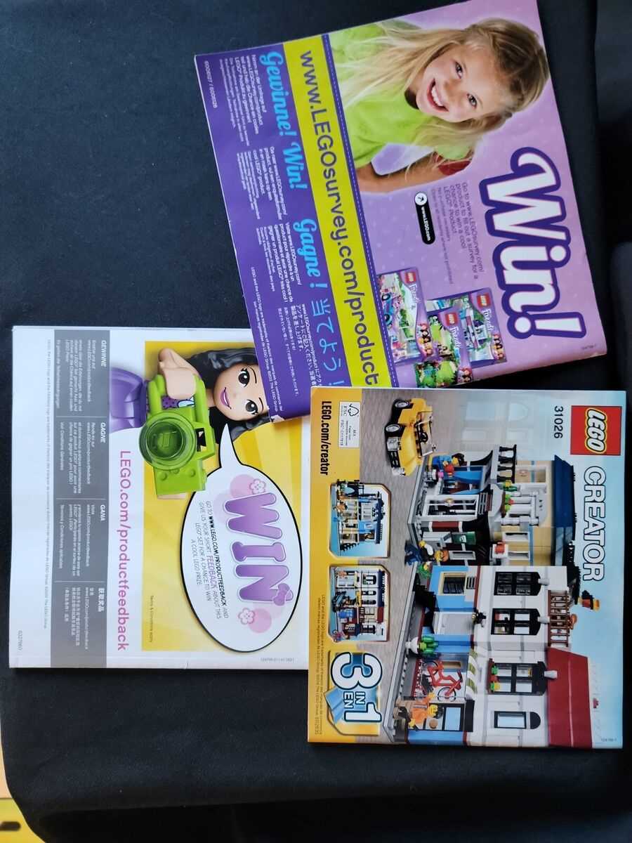 lego friends instruction manuals