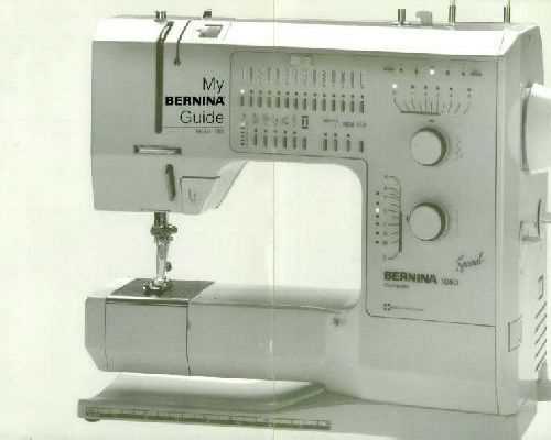 bernina sewing machine instruction manual