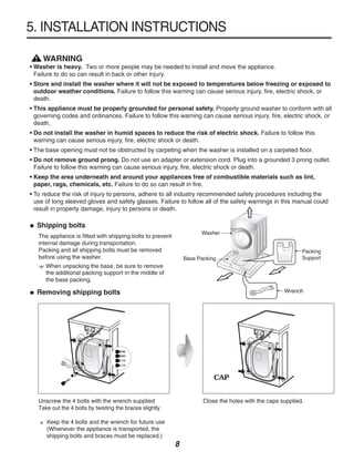 lg direct drive washing machine instruction manual