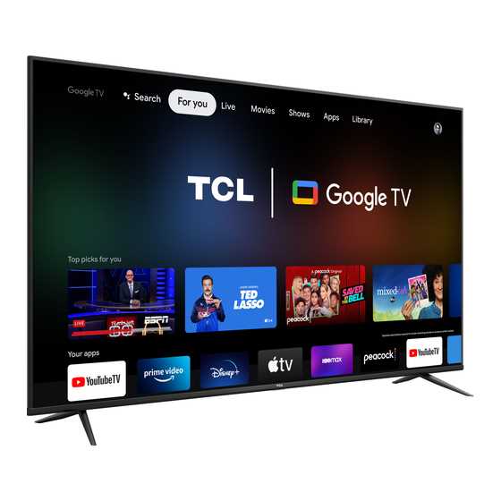 tcl tv instruction manual