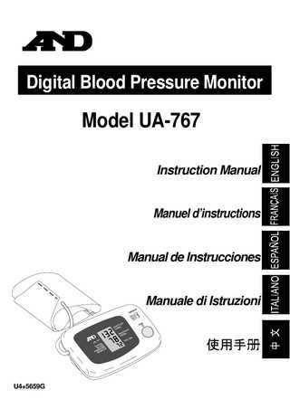 lifesource ua 767 plus manual instructions