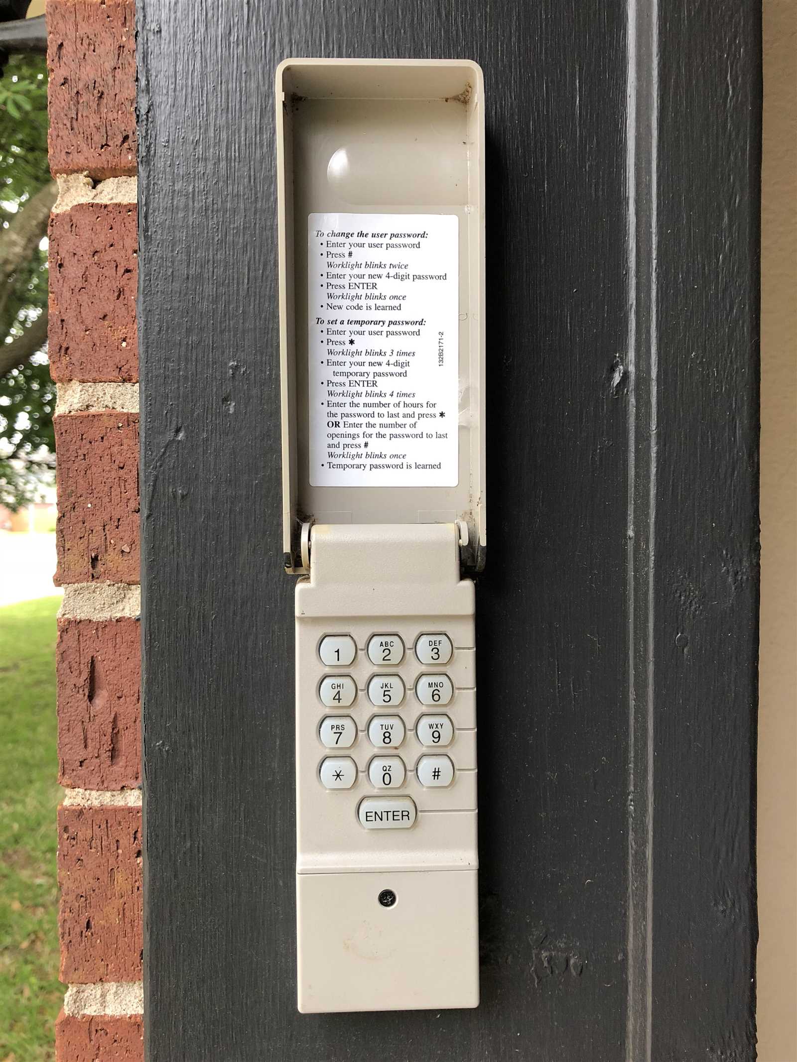 liftmaster keypad instruction manual
