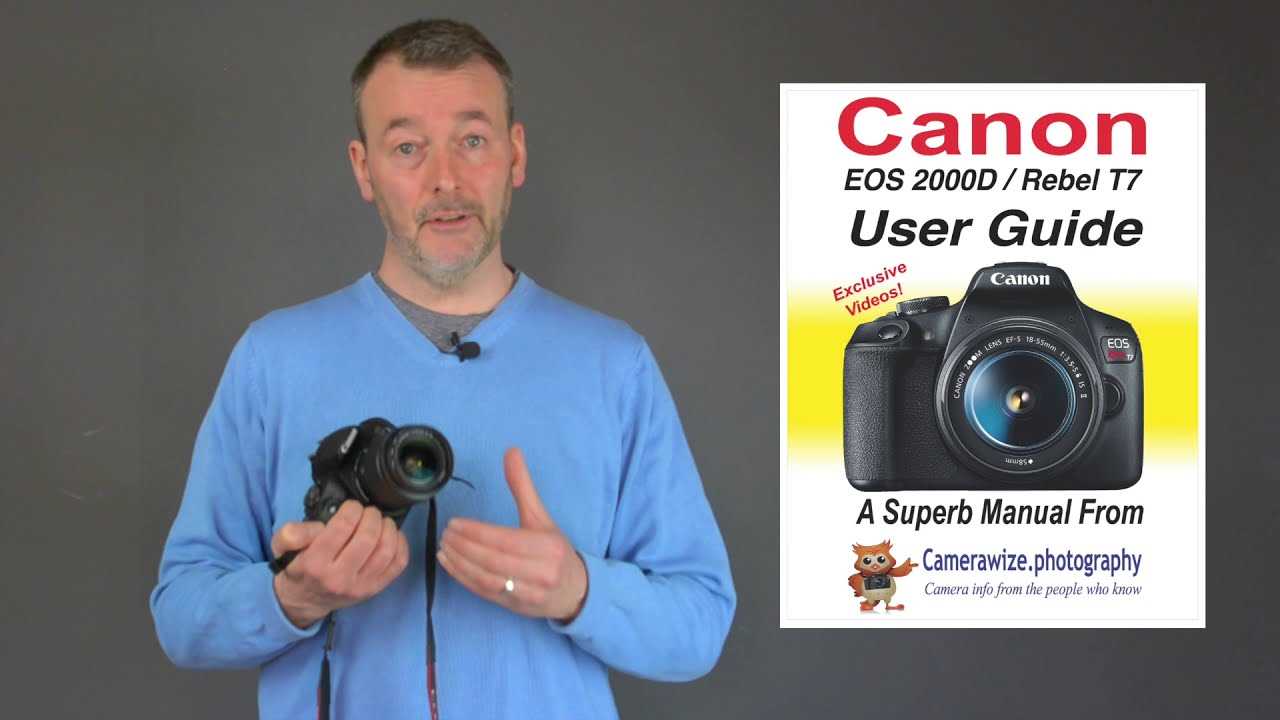 canon eos rebel t7 instruction manual