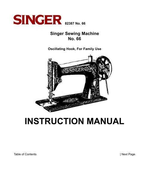 singer quick fix instruction manual