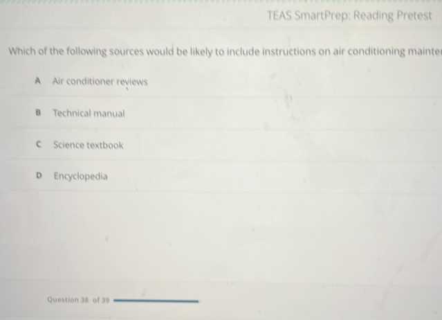 reading and comprehending instructions and technical manuals