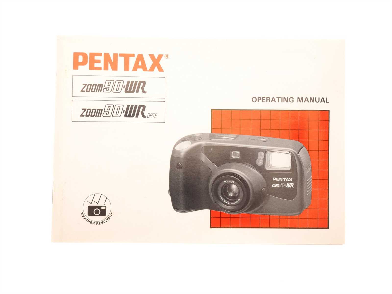 pentax zoom 90 wr instruction manual