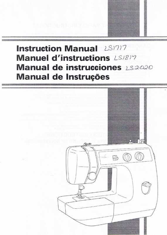 brother ls 2000 instruction manual