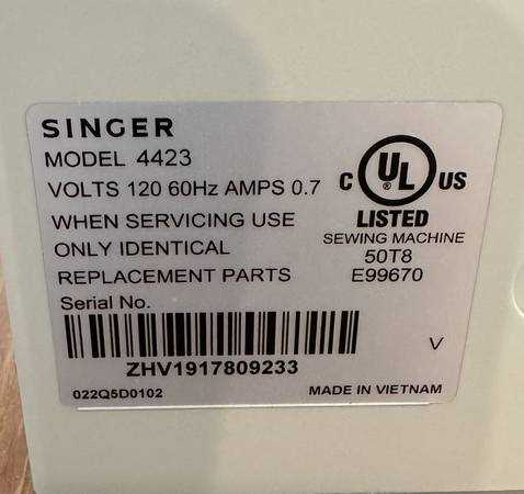 singer e99670 instruction manual