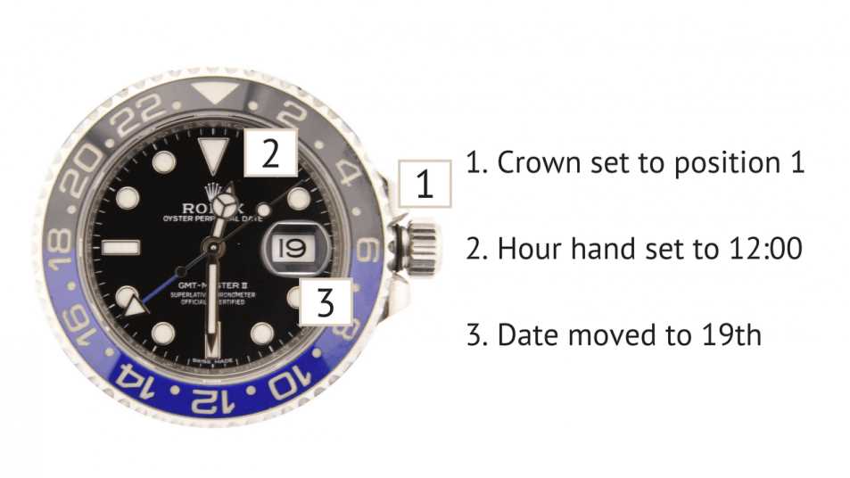 rolex gmt master ii instruction manual