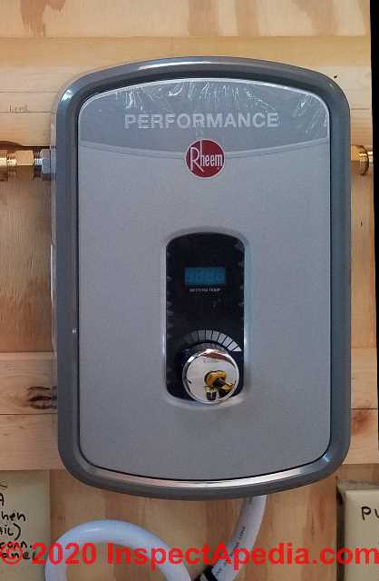 rheem water heater instruction manual