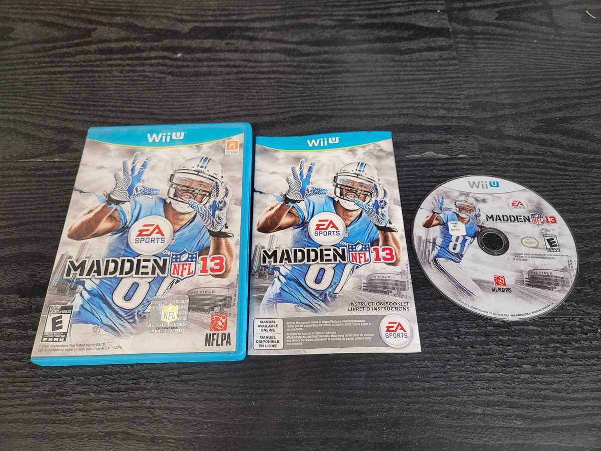 madden 13 wii instruction manual