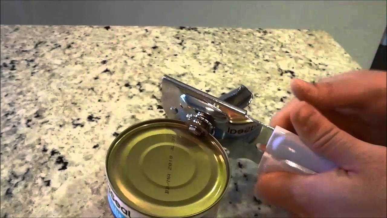 manual can opener instructions