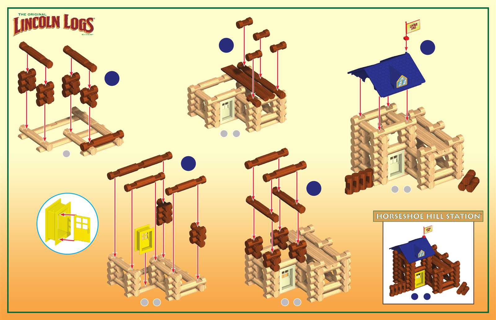 manual instruction book lincoln logs instructions