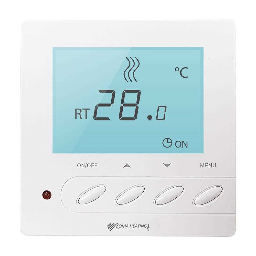 manual underfloor heating thermostat instructions