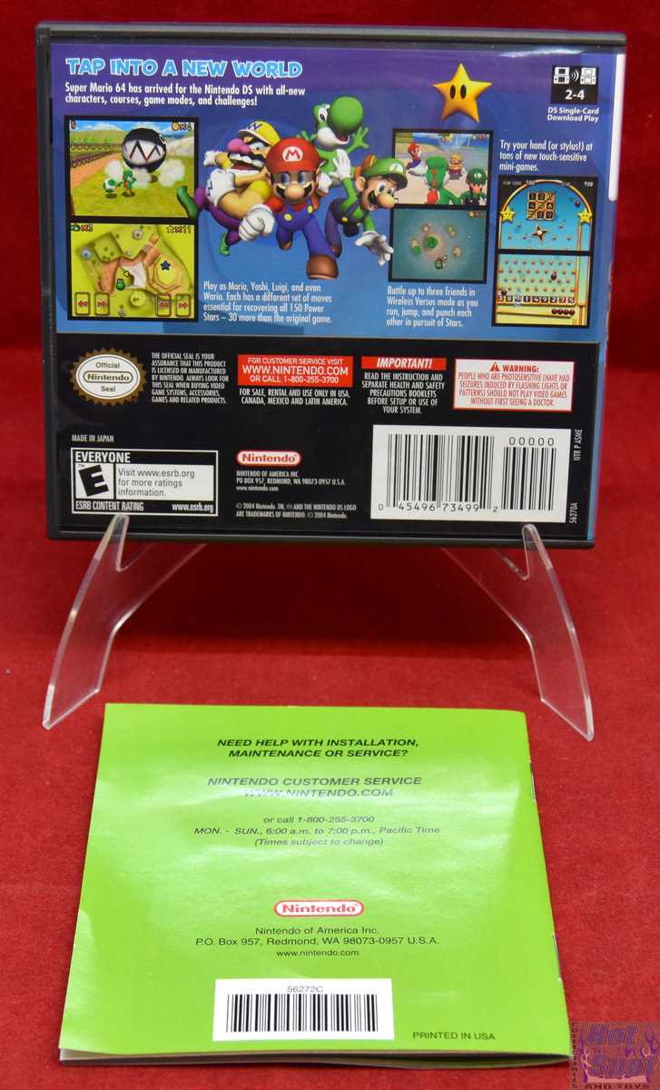 mario 64 instruction manual