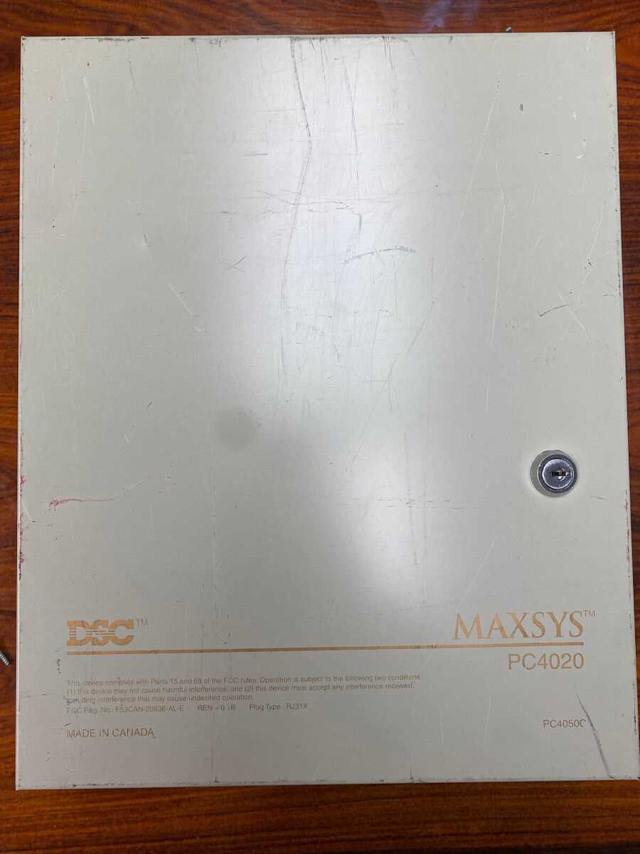 maxsys pc4020 instruction manual