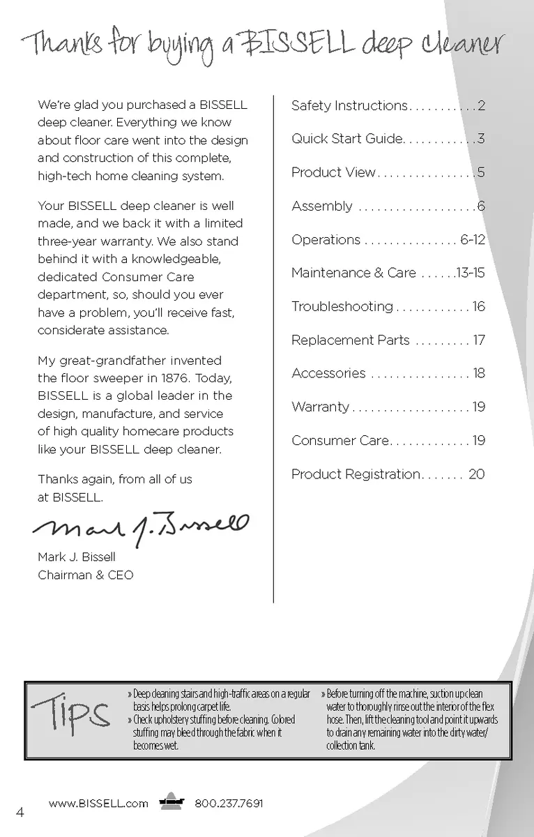 bissell proheat 2x revolution instruction manual