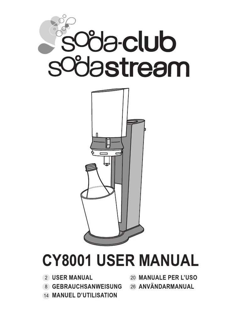 sodastream genesis instruction manual