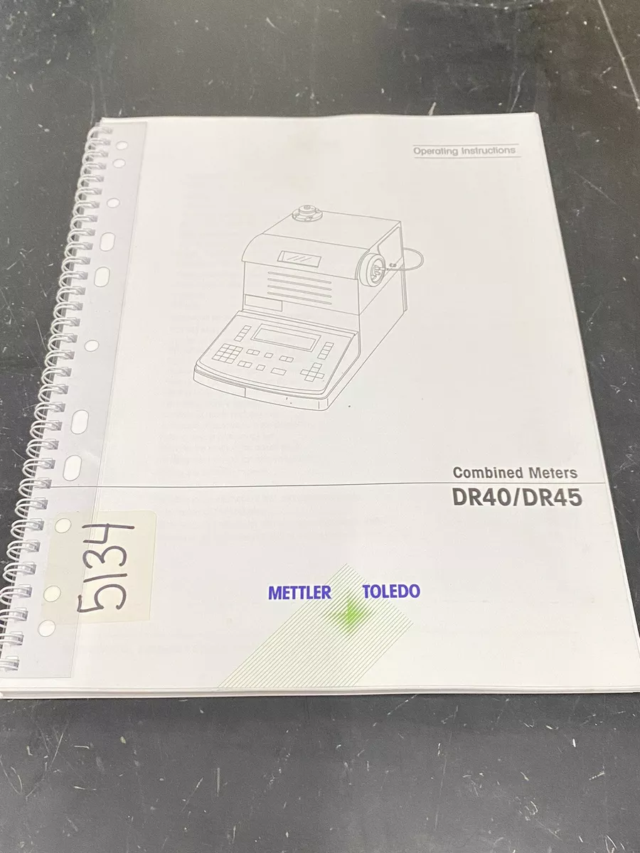 mettler toledo instruction manual