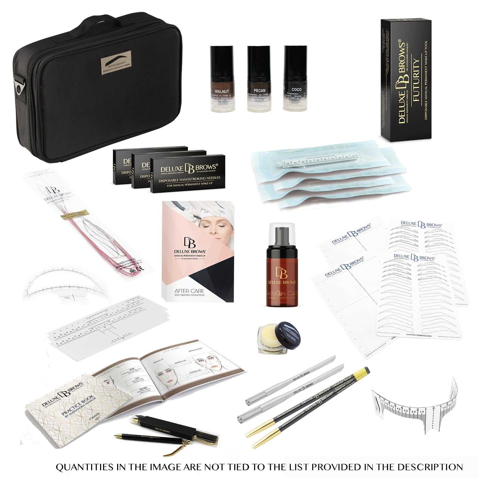 microblading kit with instructional manual