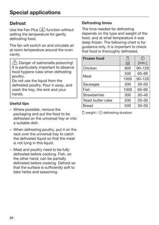 miele classic oven instruction manual