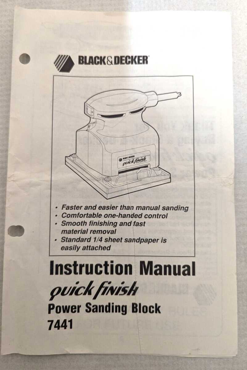 black decker simple start instruction manual