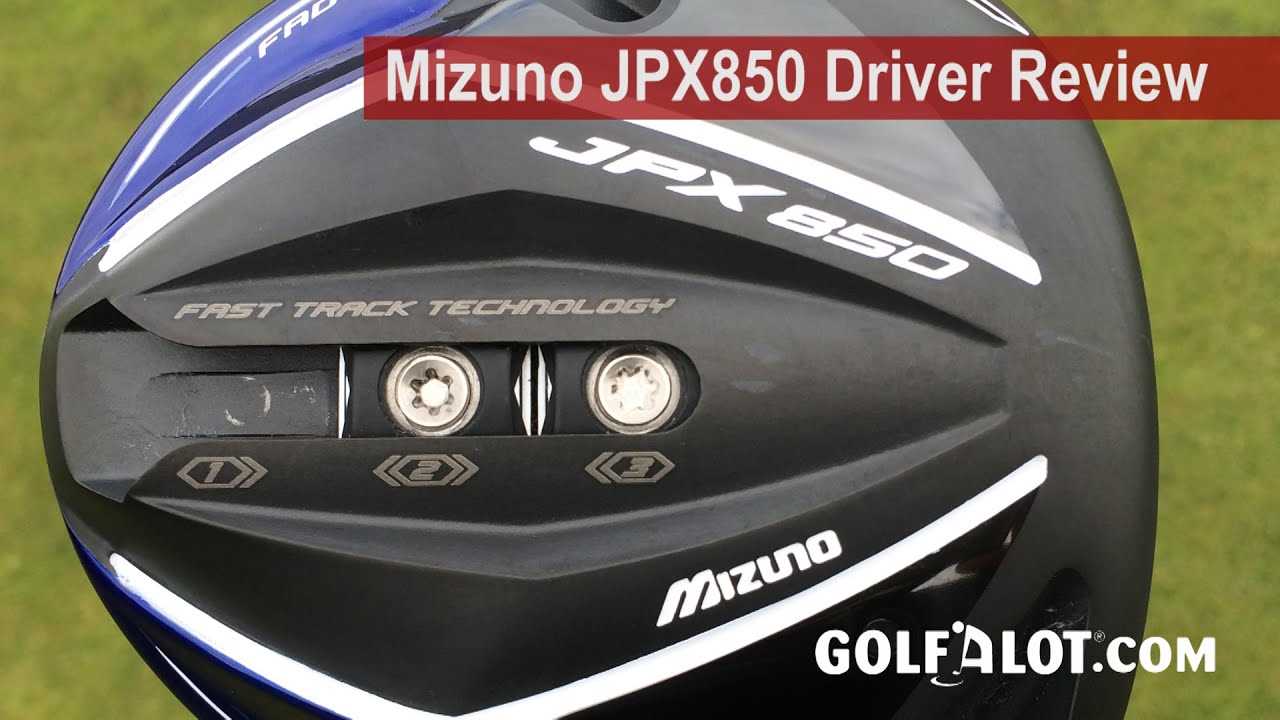 mizuno jpx 850 driver instruction manual