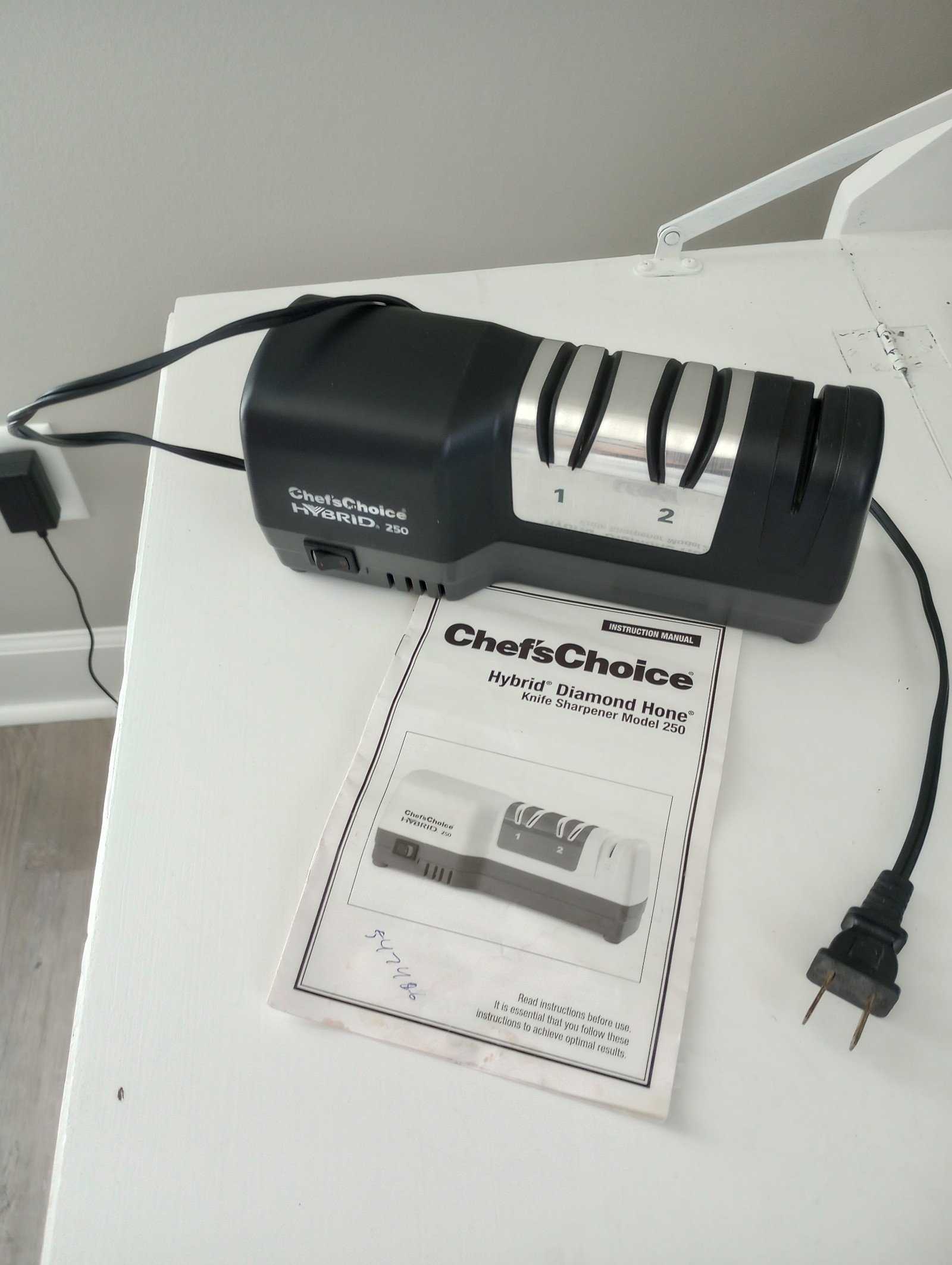 chefs choice diamond hone sharpener 300 instruction manual