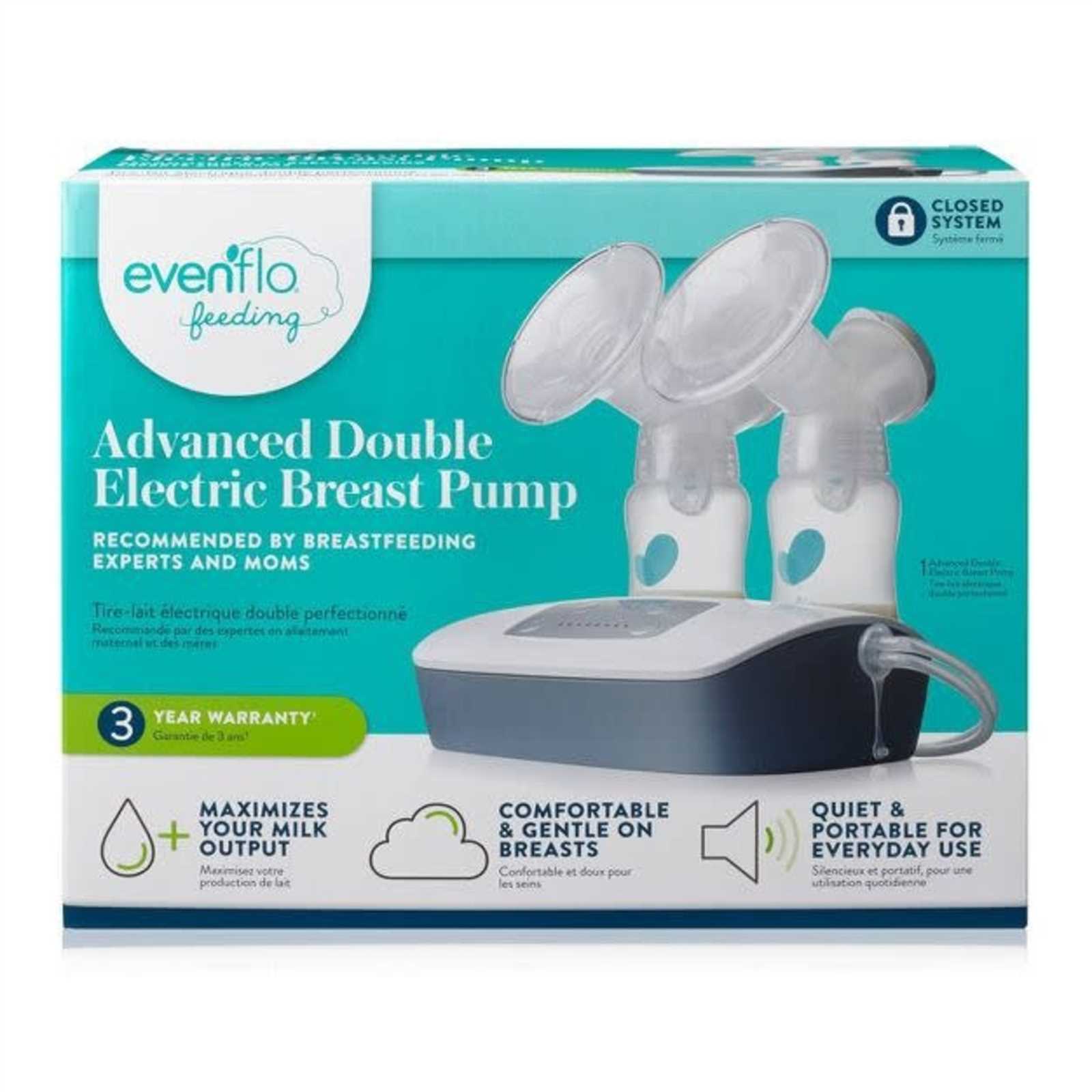 evenflo advanced double electric breast pump instruction manual