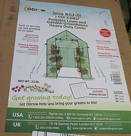 aldi greenhouse instruction manual