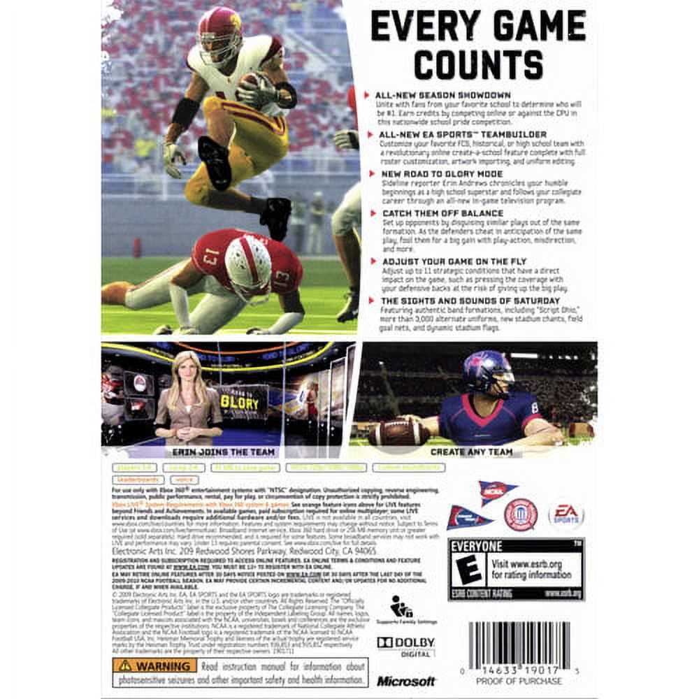 ncaa football 13 xbox 360 instruction manual