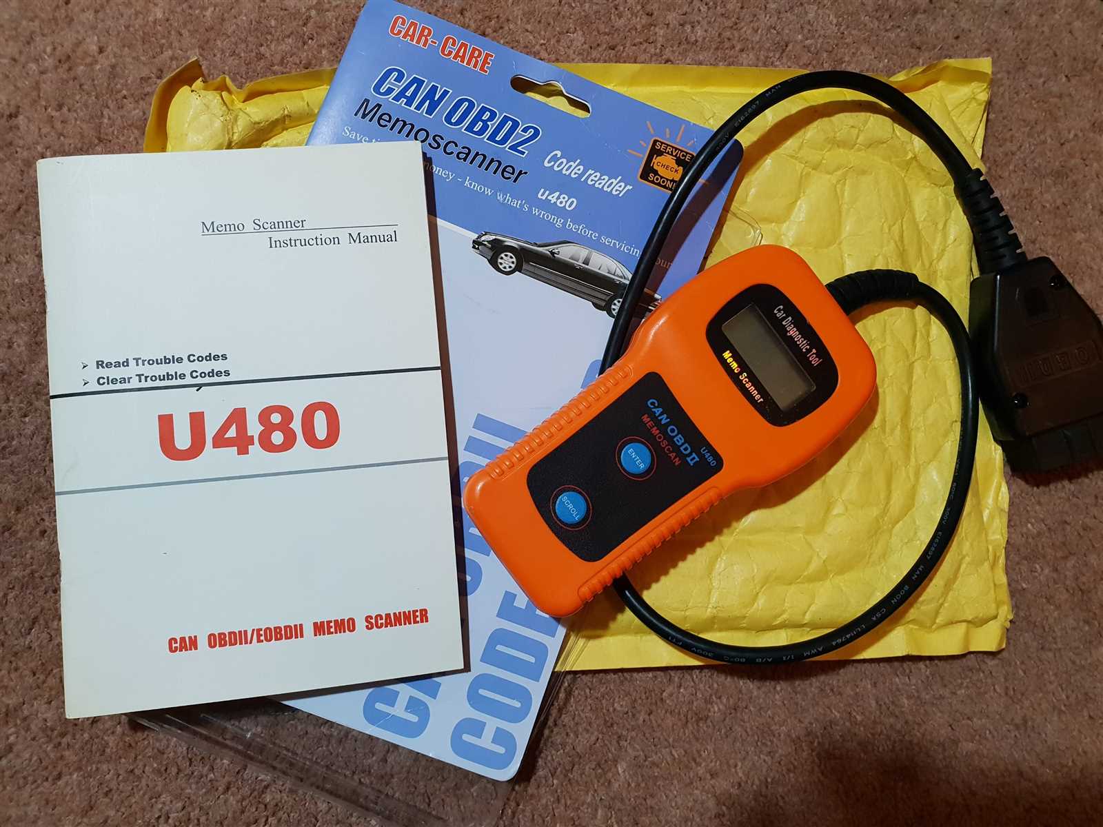 memo scanner u480 instruction manual