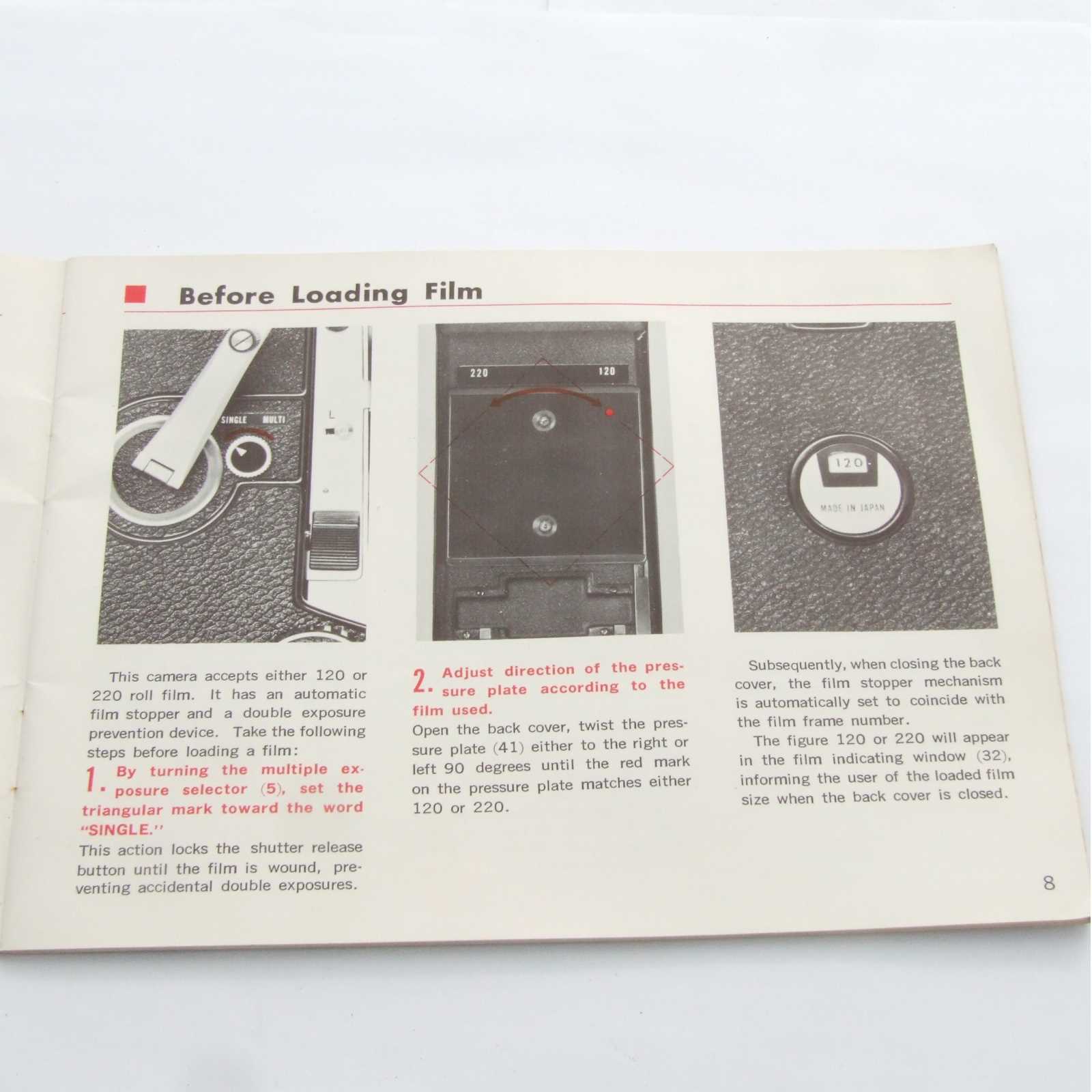 mamiya c330 instruction manual