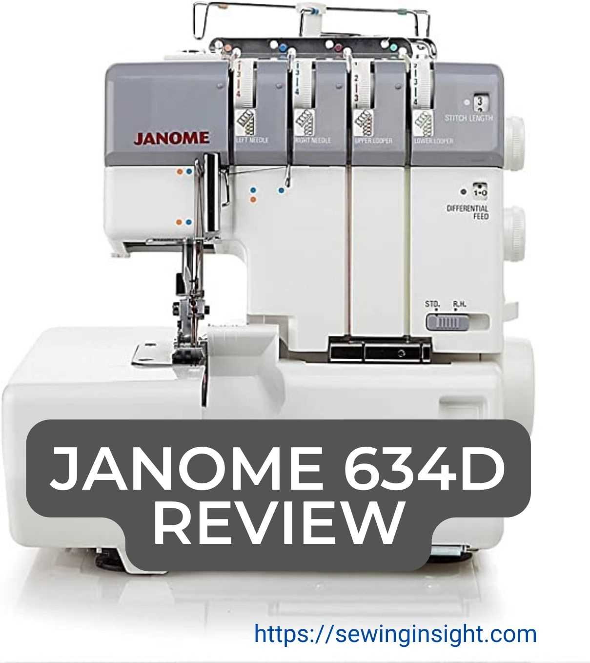 janome mylock 634d instruction manual