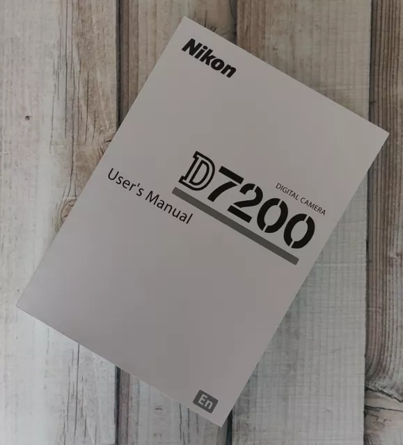 nikon d7200 instruction manual