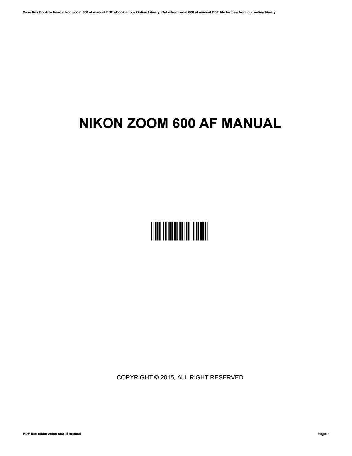 nikon fm10 instruction manual