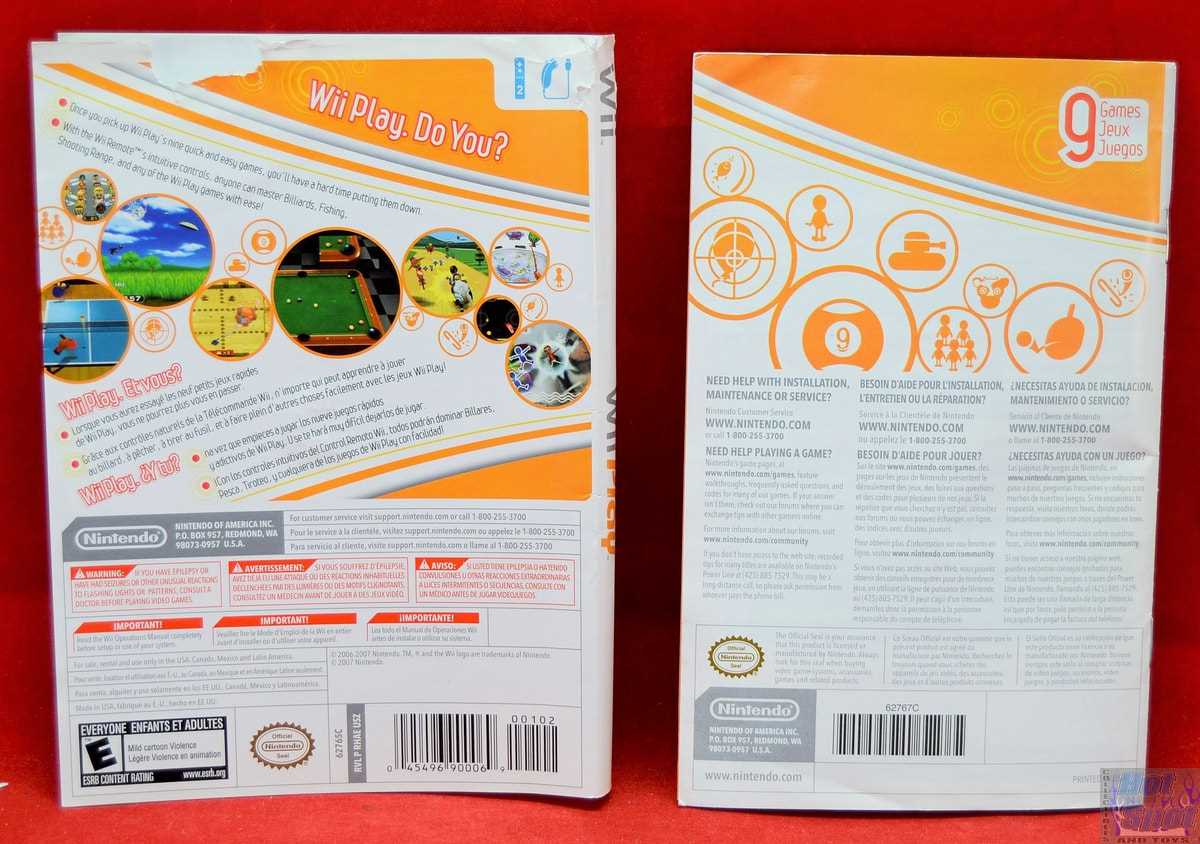 nintendo wii u instruction manual