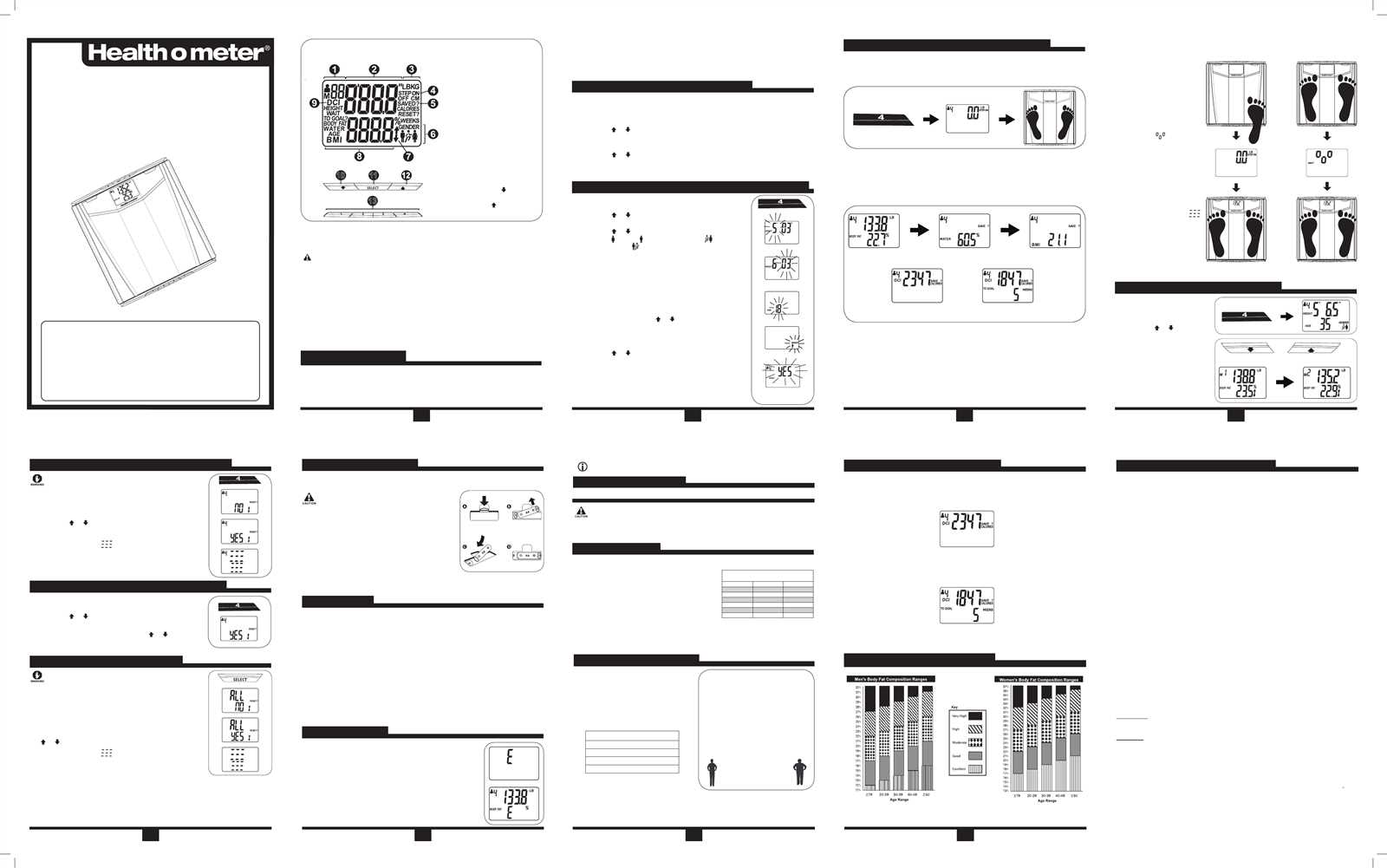 health o meter instruction manual