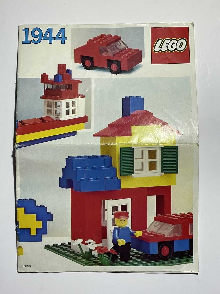 vintage lego instruction manuals