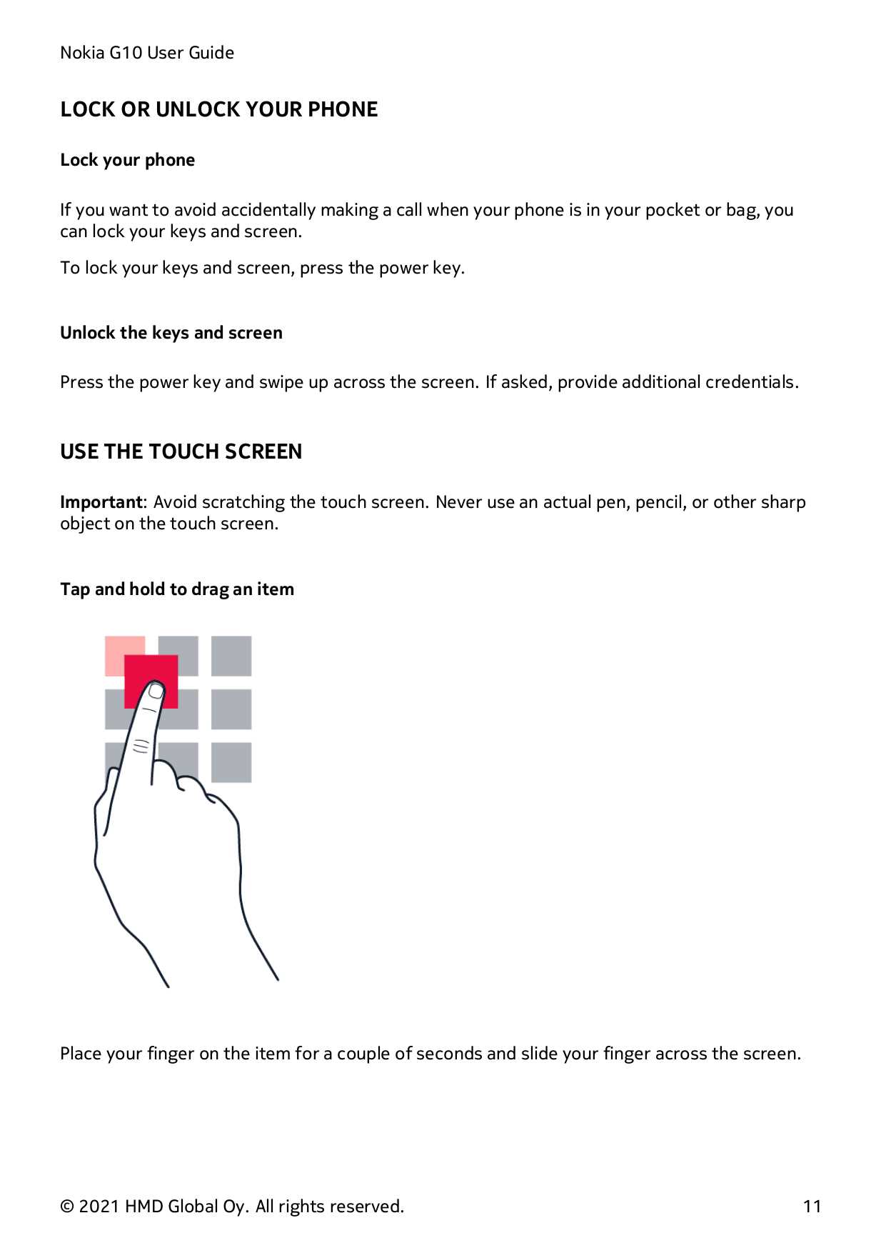 nokia g10 instruction manual